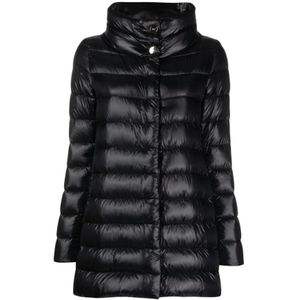Herno, Dames, Jassen, Zwart, Maat: XS Katoen,