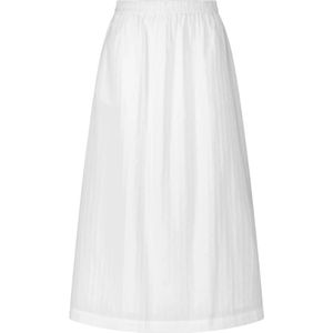 Samsøe Samsøe, Dames, Rokken, Wit, Maat: S Katoen,