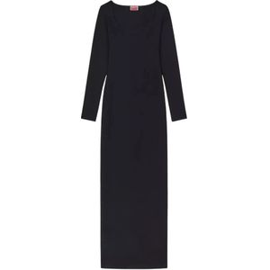 Kenzo, Dames, Jurken, Zwart, Maat: XS Katoen,