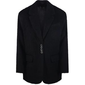 By Malene Birger, Dames, Jassen, Zwart, Maat: S Leer,