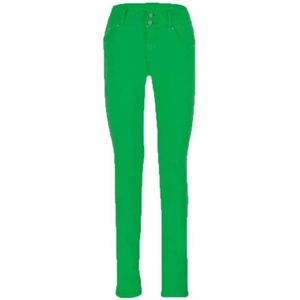 Buena Vista, Dames, Jeans, Groen, Maat: 2XS