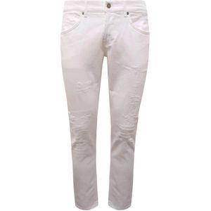 Dondup, Heren, Jeans, Wit, Maat: W35 Katoen,