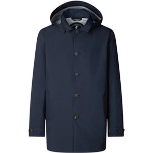 Save The Duck, Heren, Mantels, Blauw, Maat: 3XL