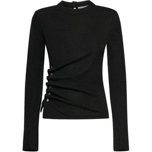 Richmond, Dames, Tops, Zwart, Maat: XS Nylon,