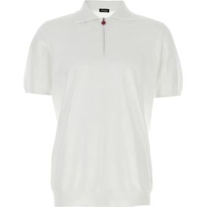 Kiton, Heren, Tops, Wit, Maat: 2XL Katoen,