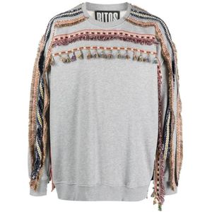 Ritos, Heren, Sweatshirts & Hoodies, Grijs, Maat: L Katoen,