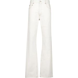 MM6 Maison Margiela, Heren, Jeans, Wit, Maat: W32 Katoen,