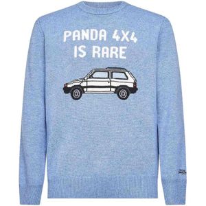 MC2 Saint Barth, Heren, Truien, Blauw, Maat: M Wol,