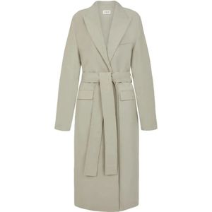 P.a.r.o.s.h., Dames, Mantels, Beige, Maat: XS Leer,