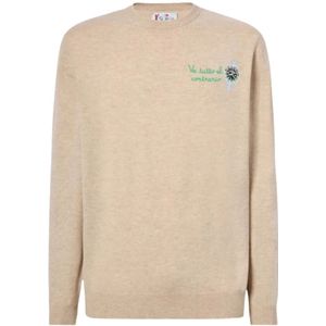 MC2 Saint Barth, Heren, Truien, Beige, Maat: XL Kasjmier,