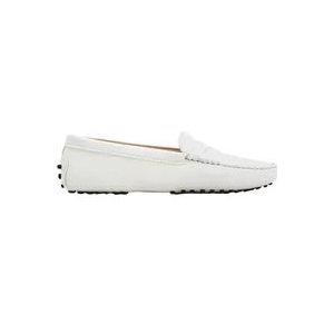 Tod's Witte Gommino Moccasin , White , Dames , Maat: 35 1/2 EU