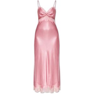 Loveshackfancy, Dames, Jurken, Roze, Maat: 2XS Zijde,