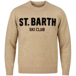 MC2 Saint Barth, Heren, Truien, Beige, Maat: XL Wol,