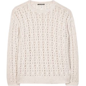 Luisa Cerano, Dames, Truien, Beige, Maat: S Wol,