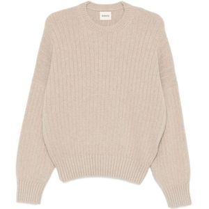 Khaite, Dames, Truien, Beige, Maat: M Kasjmier,