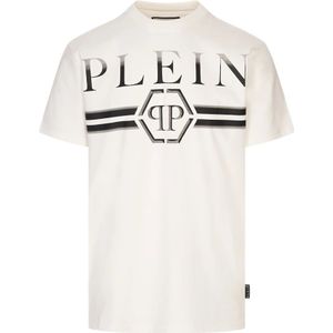 Philipp Plein, Heren, Tops, Wit, Maat: XL