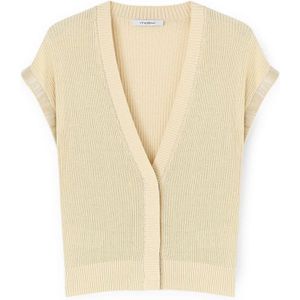 Motivi, Dames, Truien, Beige, Maat: XS Katoen,