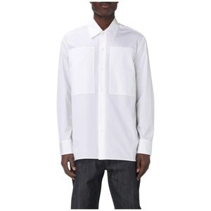 Jil Sander - Klassieke Poplin Overhemd - Wit - Heren