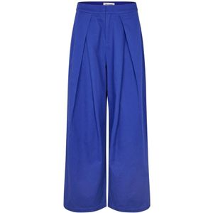 Lollys Laundry, Dames, Broeken, Blauw, Maat: XS Katoen,