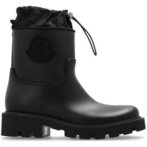 Moncler Zwarte enkellaarzen voor vrouwen , Black , Dames , Maat: 41 EU