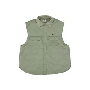 Nike Sportswear Essentials Vest Oil Green/Black , Green , Dames , Maat: XS