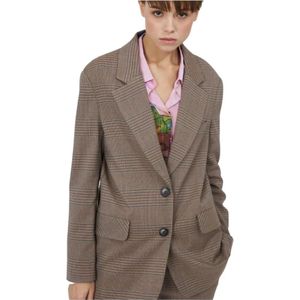 Silvian Heach, Dames, Jassen, Bruin, Maat: M Poliester,