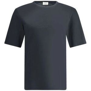 Saint Laurent, Heren, Tops, Zwart, Maat: XL Katoen,