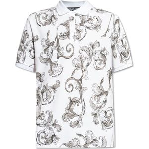 Versace Jeans Couture, Heren, Tops, Wit, Maat: 2XL Katoen,