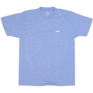 Obey, Heren, Tops, Paars, Maat: L Katoen,