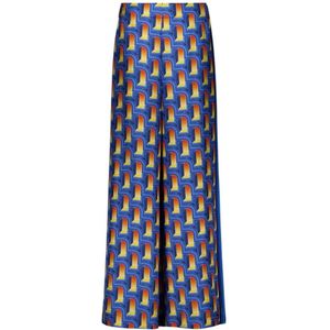 Casablanca, Dames, Broeken, Veelkleurig, Maat: XL Zijde,