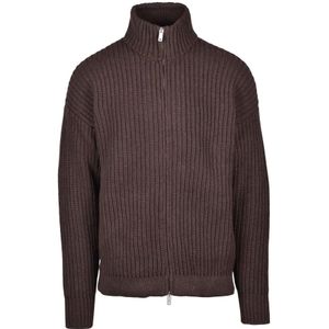 Emporio Armani, Heren, Truien, Bruin, Maat: M Wol,