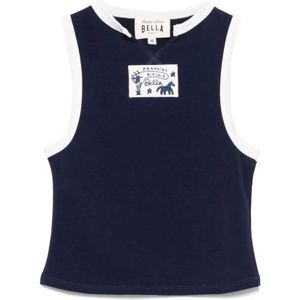 Frankies Bikinis, Dames, Tops, Blauw, Maat: M