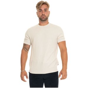 Hugo, Heren, Tops, Beige, Maat: 3XL Katoen,