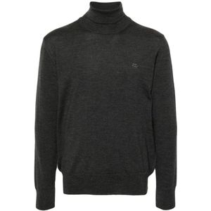 Etro, Heren, Truien, Grijs, Maat: M Wol,