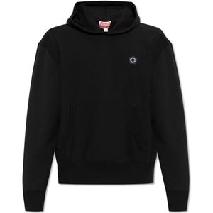 Kenzo - Gots Boke Flower 2.0 - Geborduurde Classic Hoodie - Zwart