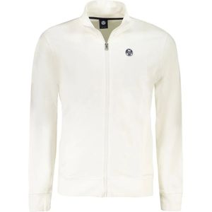North Sails, Heren, Sweatshirts & Hoodies, Wit, Maat: S Katoen,