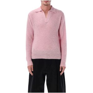 Auralee, Heren, Truien, Roze, Maat: XL