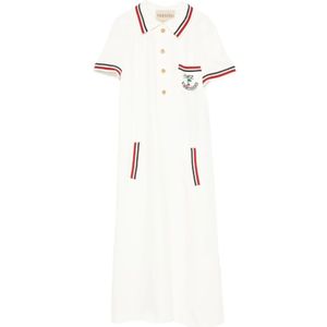 Valentino, Dames, Jurken, Wit, Maat: M Zijde,