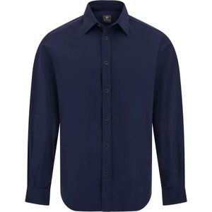 Boggi Milano - Overhemd - Navy - Lange Mouw - Normale Pasvorm