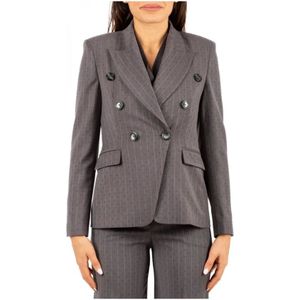 Hanita, Dames, Jassen, Grijs, Maat: XS