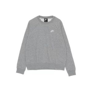 Nike Essential Fleece Crewneck Sweatshirt , Gray , Dames , Maat: L