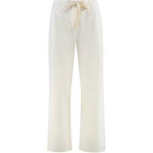 Max Mara, Dames, Broeken, Beige, Maat: S Katoen,