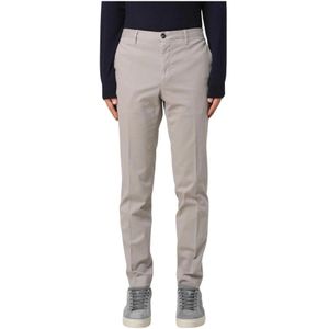 Incotex, Heren, Broeken, Grijs, Maat: L Katoen,