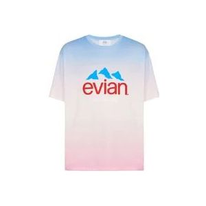 Balmain x Evian - Gradient T-shirt , Multicolor , Dames , Maat: S