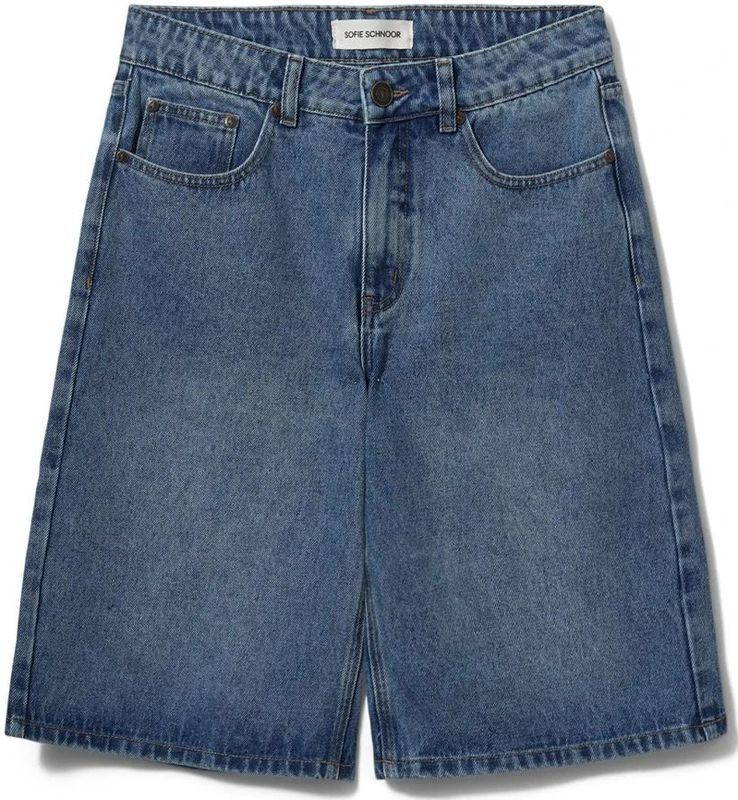 Sofie Schnoor, Dames, Korte broeken, Blauw, Maat: XS Denim,