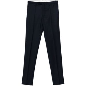 Incotex, Heren, Broeken, Blauw, Maat: M Katoen,