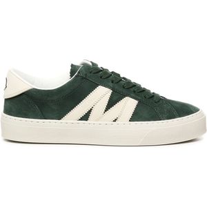 Moncler, Heren, Schoenen, Groen, Maat: 42 EU Leer,