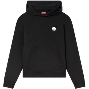 Kenzo, Heren, Sweatshirts & Hoodies, Zwart, Maat: S
