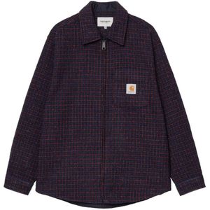 Carhartt Wip, Heren, Overhemden, Bruin, Maat: S Poliester,