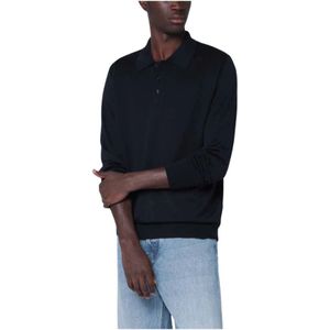 Golden Goose, Heren, Tops, Blauw, Maat: M Wol,